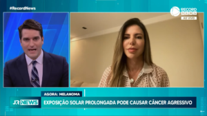 Entrevista na Record News Alerta sobre os Perigos da Exposição Solar Prolongada e a Prevenção do Câncer de Pele